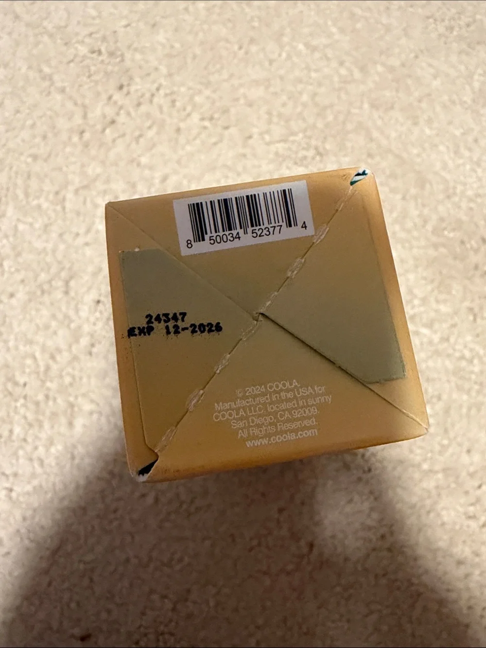 COOLA Firming Face Oil SPF 30 - Blue and Gold Ombre